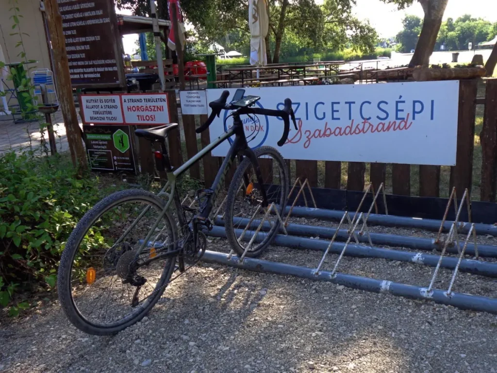 A strand előtt megpihentem